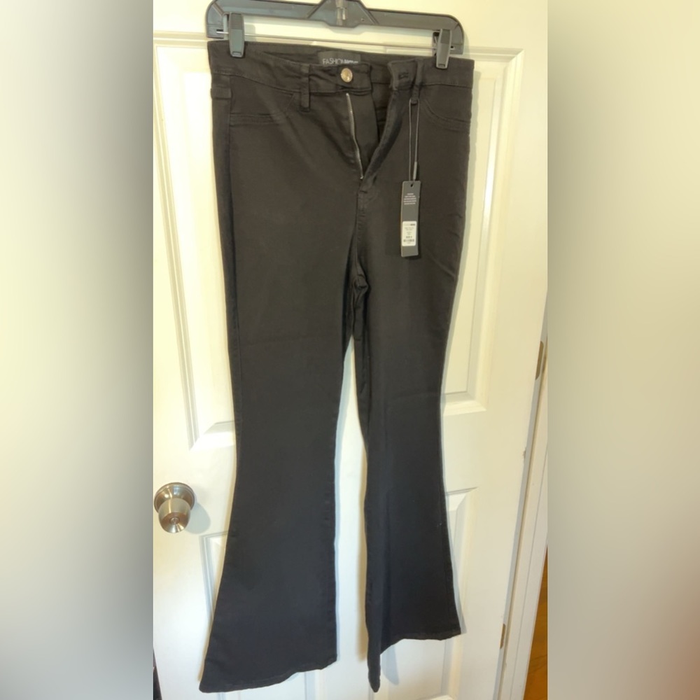 Fashion Nova Boot Leg Black Jeans